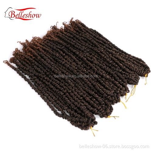 Hot sell Synthetic Braiding Hair Extension Freetress Wholesale gray passion twist